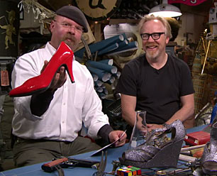 Driving in Heels (Episode) | Mythbusters Wiki | FANDOM powered by Wikia