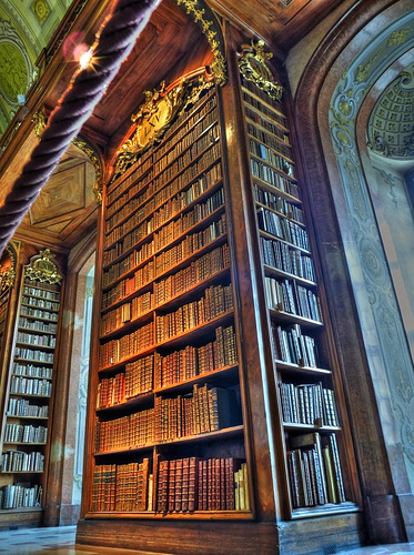 The stacks at Austria National Library