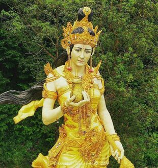 danu dewi goddess balinese mythology hindus water