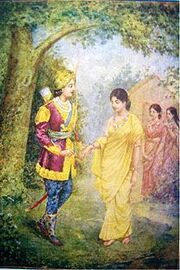 220px-1940s Vintage Hindu Print Dushyant & Shakuntala