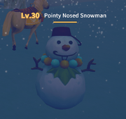 Pointy Nosed Snowman NPC