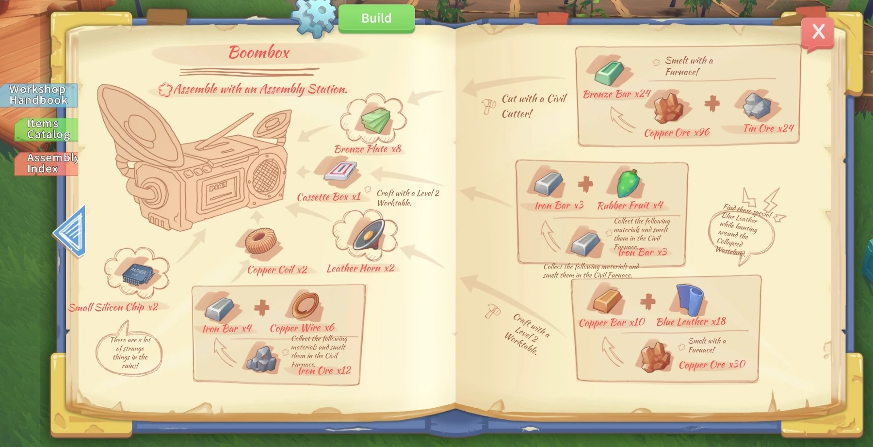 Boombox (Diagram) My Time at Portia Wiki Fandom