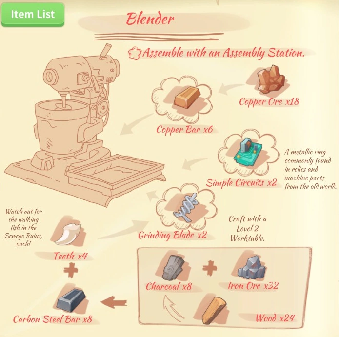 Blender | My Time at Portia Wiki | FANDOM powered by Wikia