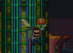 Mario with fireflower