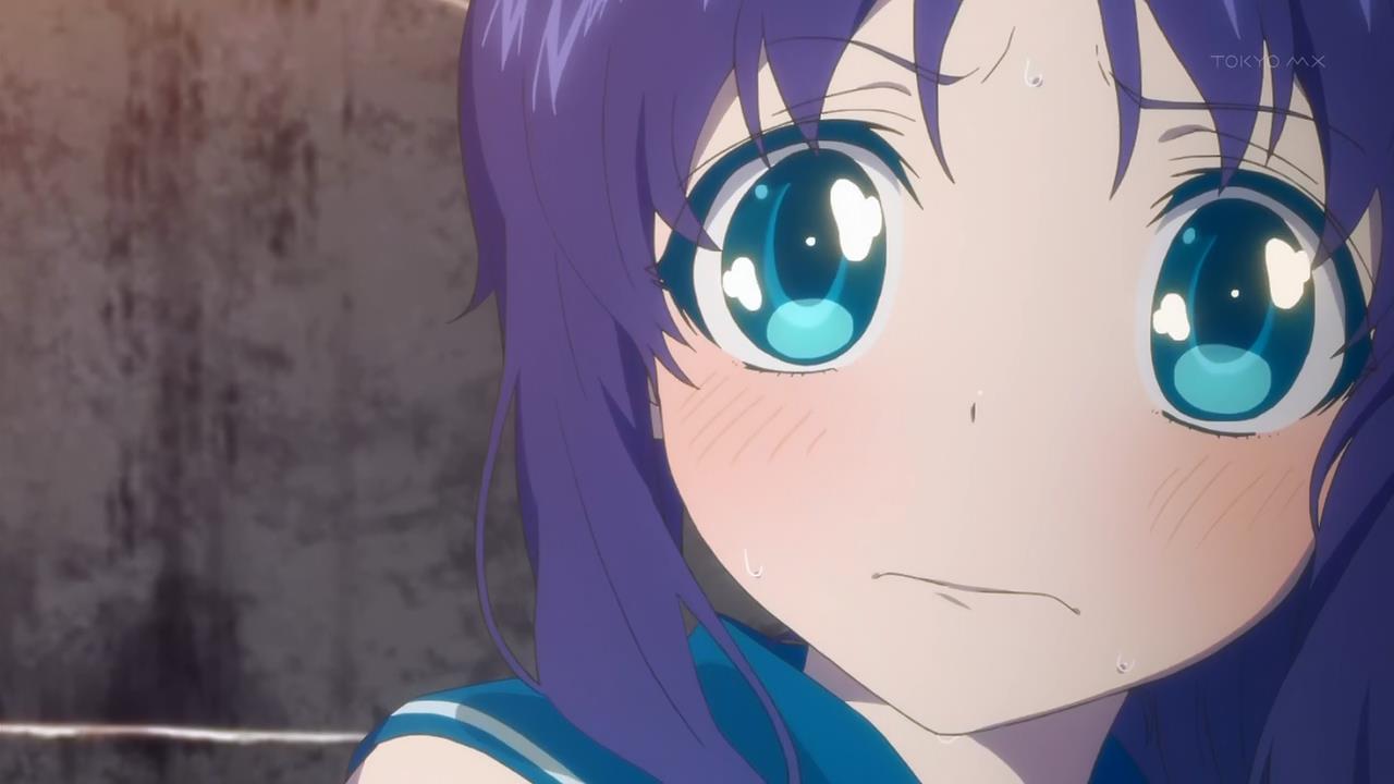 Image - Nagi no asukara-01-chisaki-ena-fish girl-worried-scared-fear