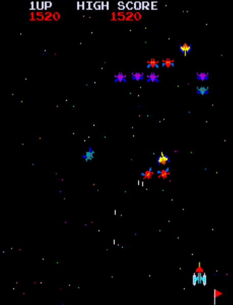 galaxian arcade game sprite