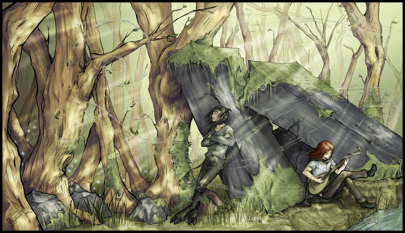 Image Bast&Kvothe Greystone.jpg Kingkiller Chronicle Wiki FANDOM