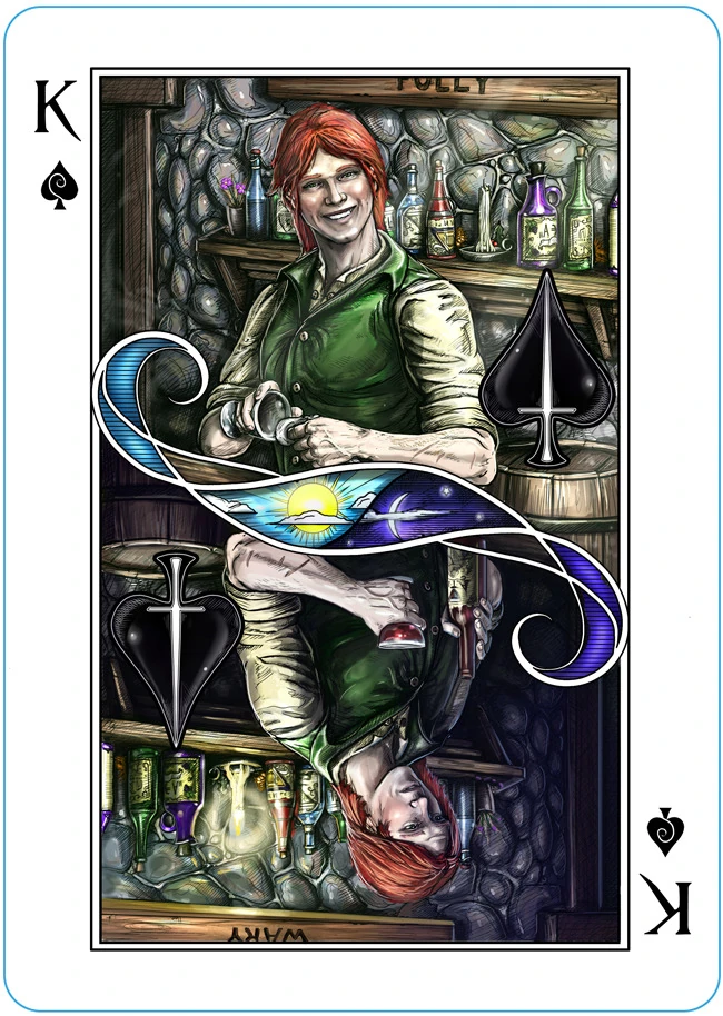 The Name of the Wind Playing Cards Kingkiller Chronicle Wiki FANDOM