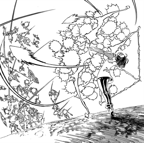 File:Gowther using Rewrite Light on the Holy Knights.png