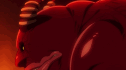 Red Demon breathing fire