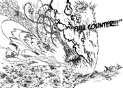 Meliodas utilizando fullcounter