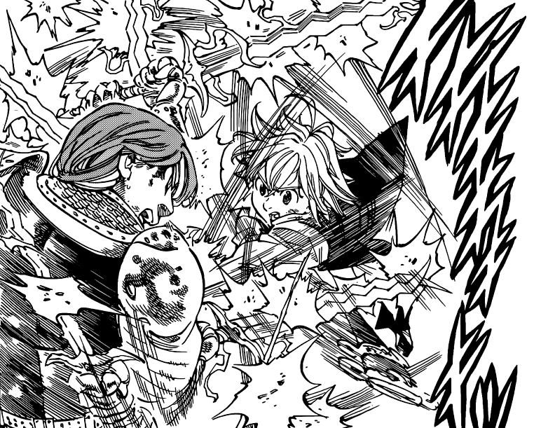 Image - Meliodas overpowering Gilthunder.png | Nanatsu no Taizai Wiki