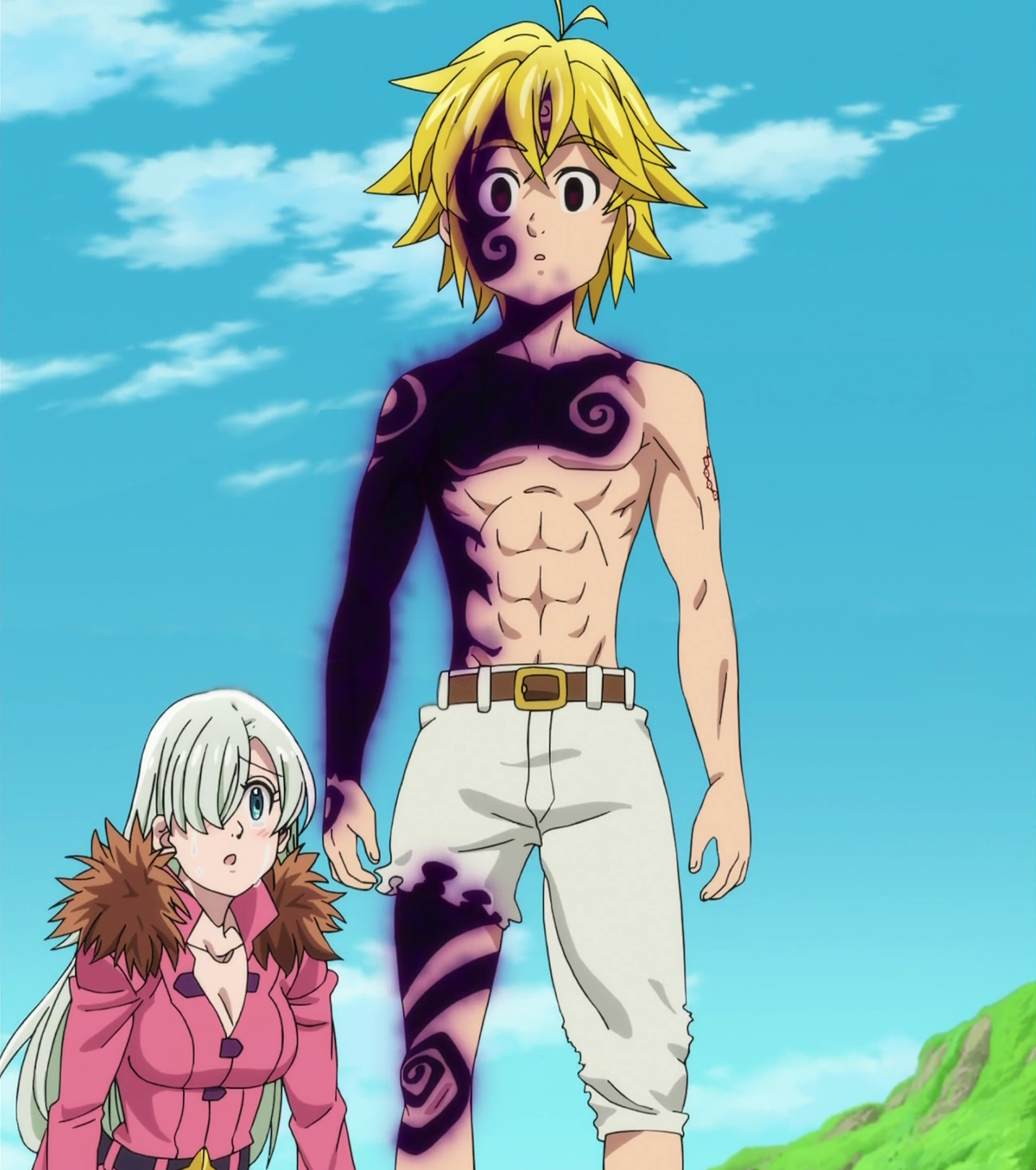 Image - Meliodas activating his demon powers.png | Nanatsu no Taizai