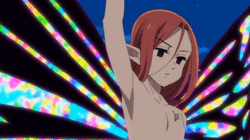 Gloxinia evitando os ataques de Meliodas