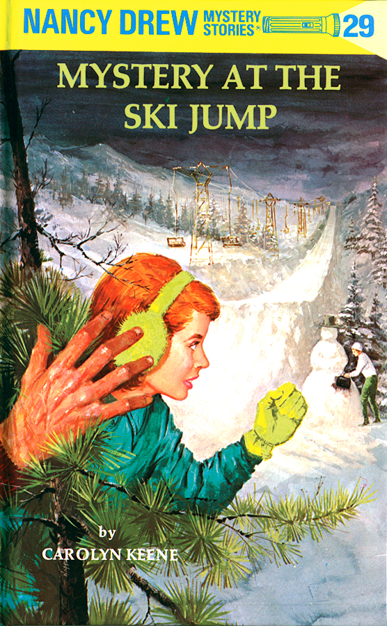 Mystery-ski-jump-carolyn-keene-hardcover-cover-art
