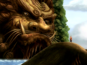300px-Aang with Lion Turtle
