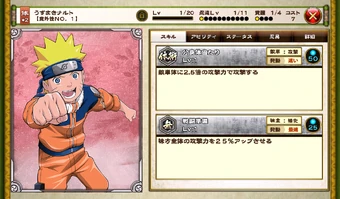 Character Naruto Shinobi Collection Jp Wikia Fandom