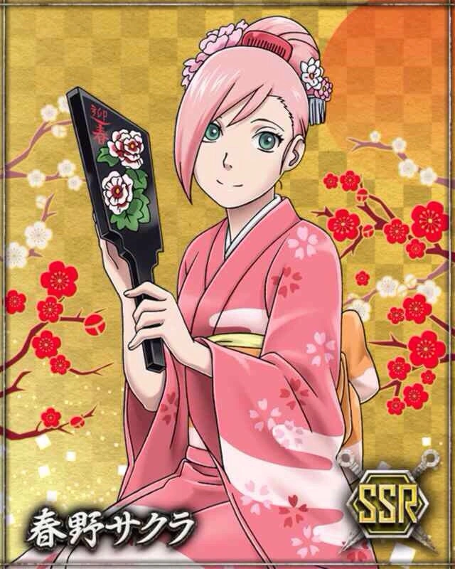 Image - Sakura Haruno Happy New Year Card 1.png | Naruto ...