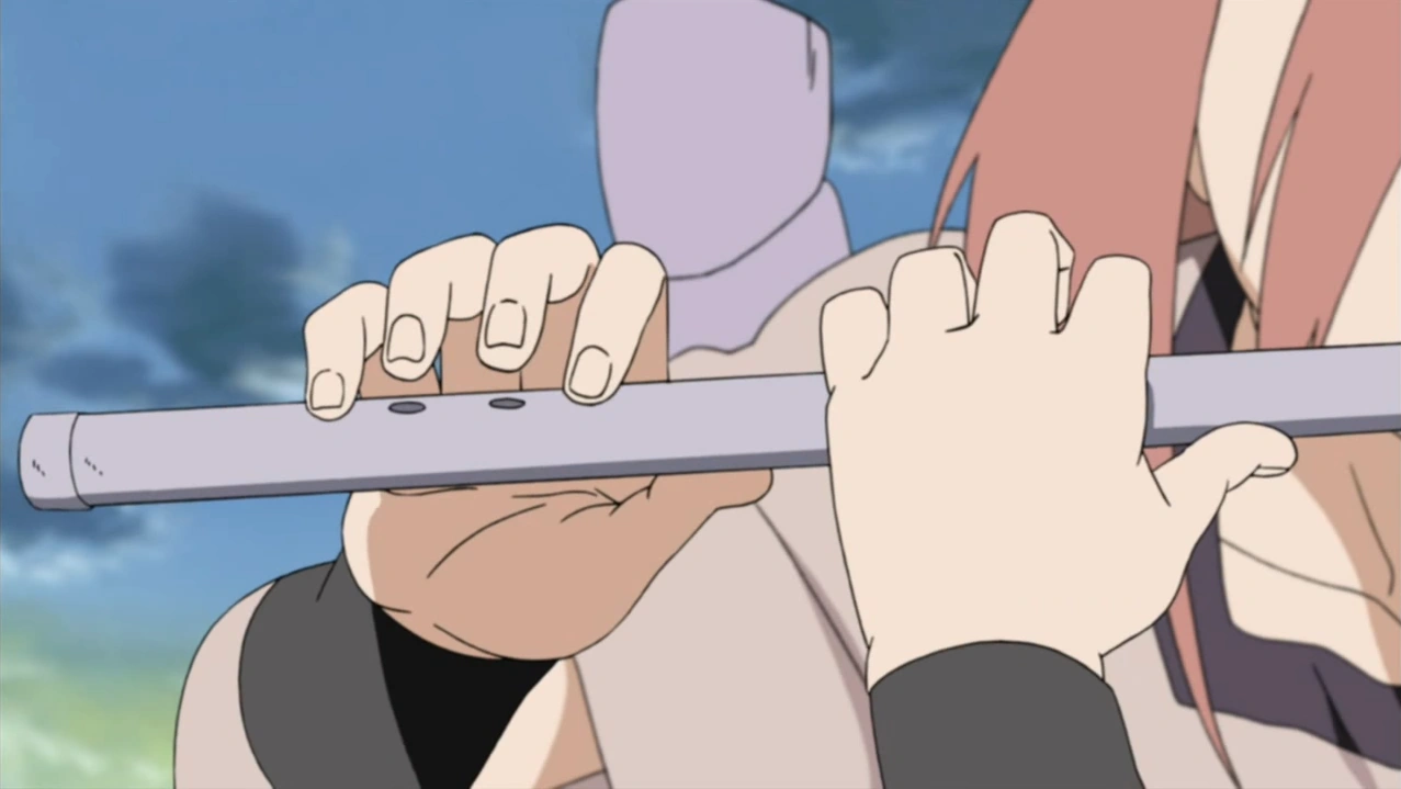 Таюя проклятая печать. Демоническая флейта наруто. Наруто флейта. Аниме наруто таюя. Таюя хокумон.