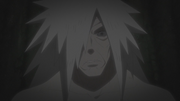 Madara despierta el Rinnegan durante su vejez