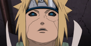 Minato siente el Chakra de Naruto y Kurama