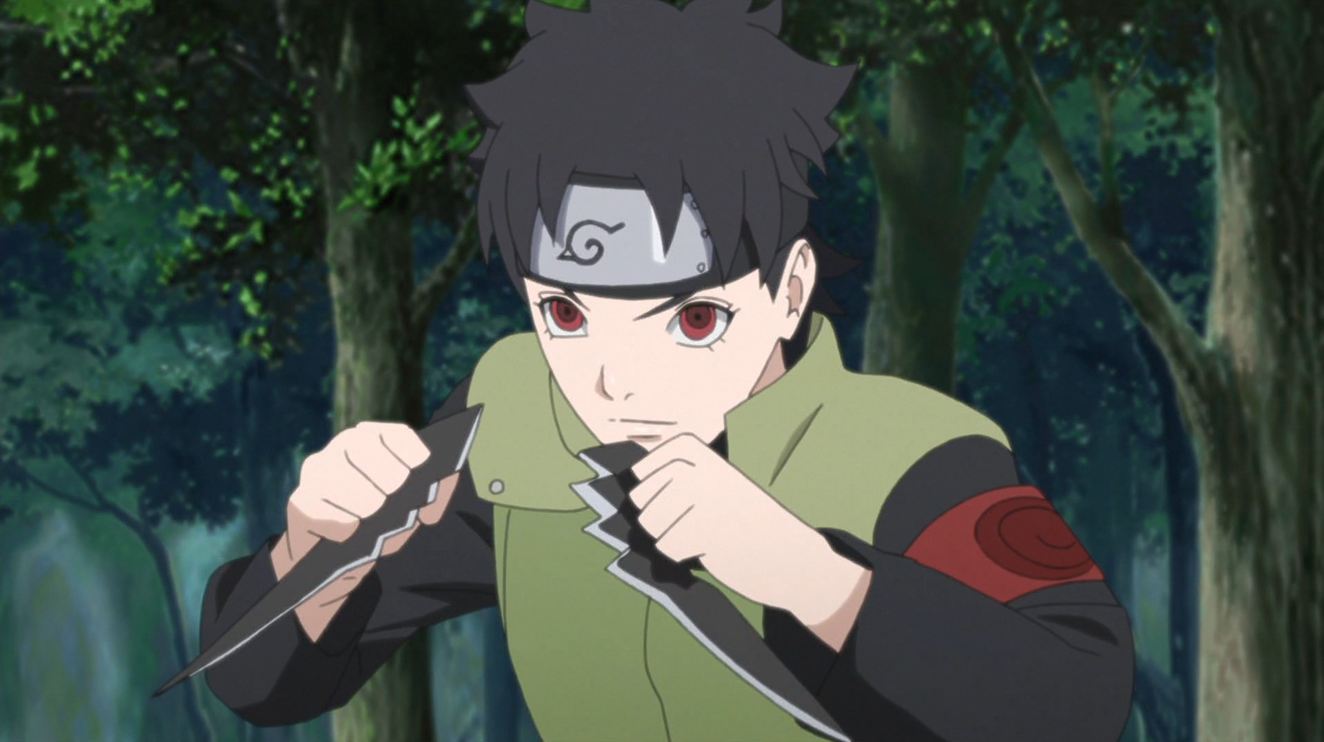 Name A Good Anime Character With Black Hair And Red Eyes