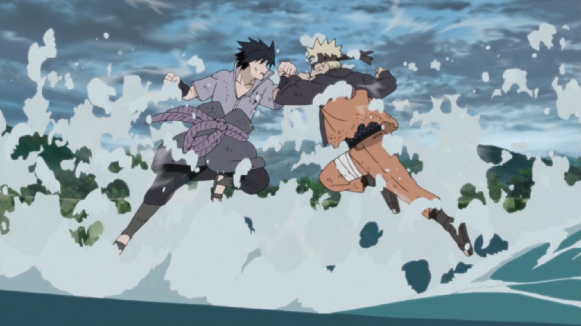 Naruto And Sasuke Fight Shippuden Imagem - Naruto vs Sasuke - Final (Anime).PNG | Wiki Naruto | FANDOM