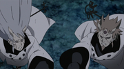Hamura e Hagoromo selam Kaguya