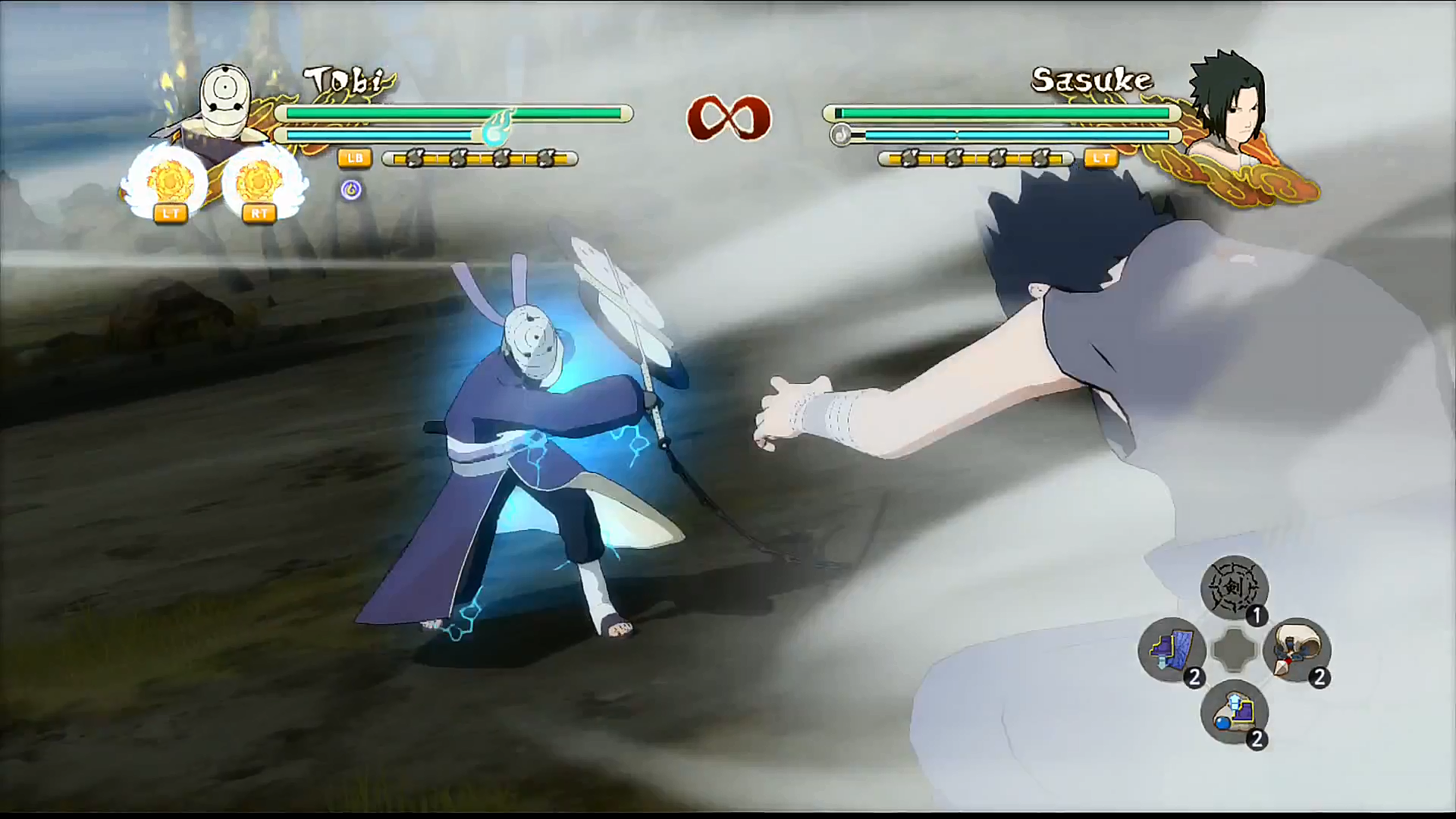 Elemento Fuego Jutsu Gran Bola de Fuego Flama Rotatoria