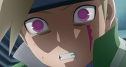 Kagura inquieto y aterrado luego de desarmar a Boruto