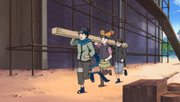 Team Ebisu reconstruct Konoha