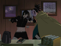 Hyō clashes with Sai