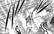 Jūgo ataca Sasuke e Karin