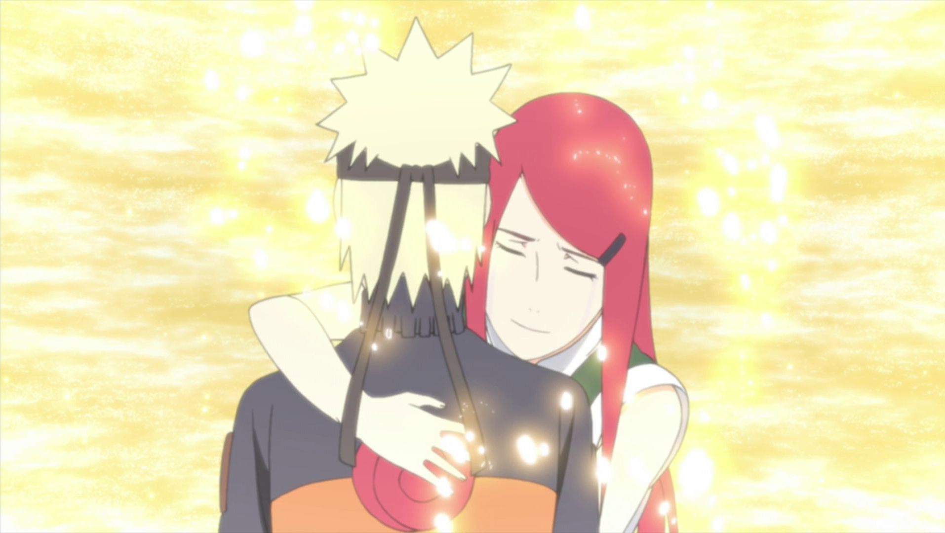 Image result for naruto kushina hug