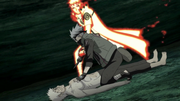 Minato stops Kakashi
