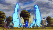 Madara atacando a Aliança com seu Susanoo