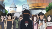 Rin at the entrance ceremony.