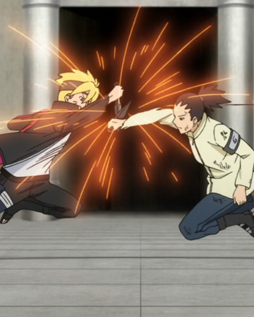 Boruto Vs Shikadai Narutopedia Fandom