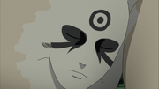 O rosto de Hashirama no peito de Madara