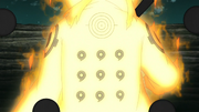 Representación del Senjutsu de los Seis Caminos en Naruto