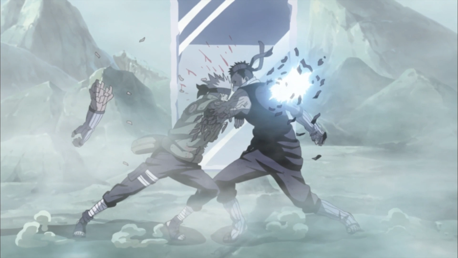 Imagem - Kakashi acerta Zabuza com Raikiri.png | Wiki ...