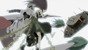Minato and Kushina protect Naruto