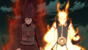 Naruto gives Hinata power