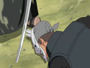 Danzō aniquilando a uno del grupo Grupo Prajñā