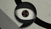 Tobi revela su Mangekyo Sharingan