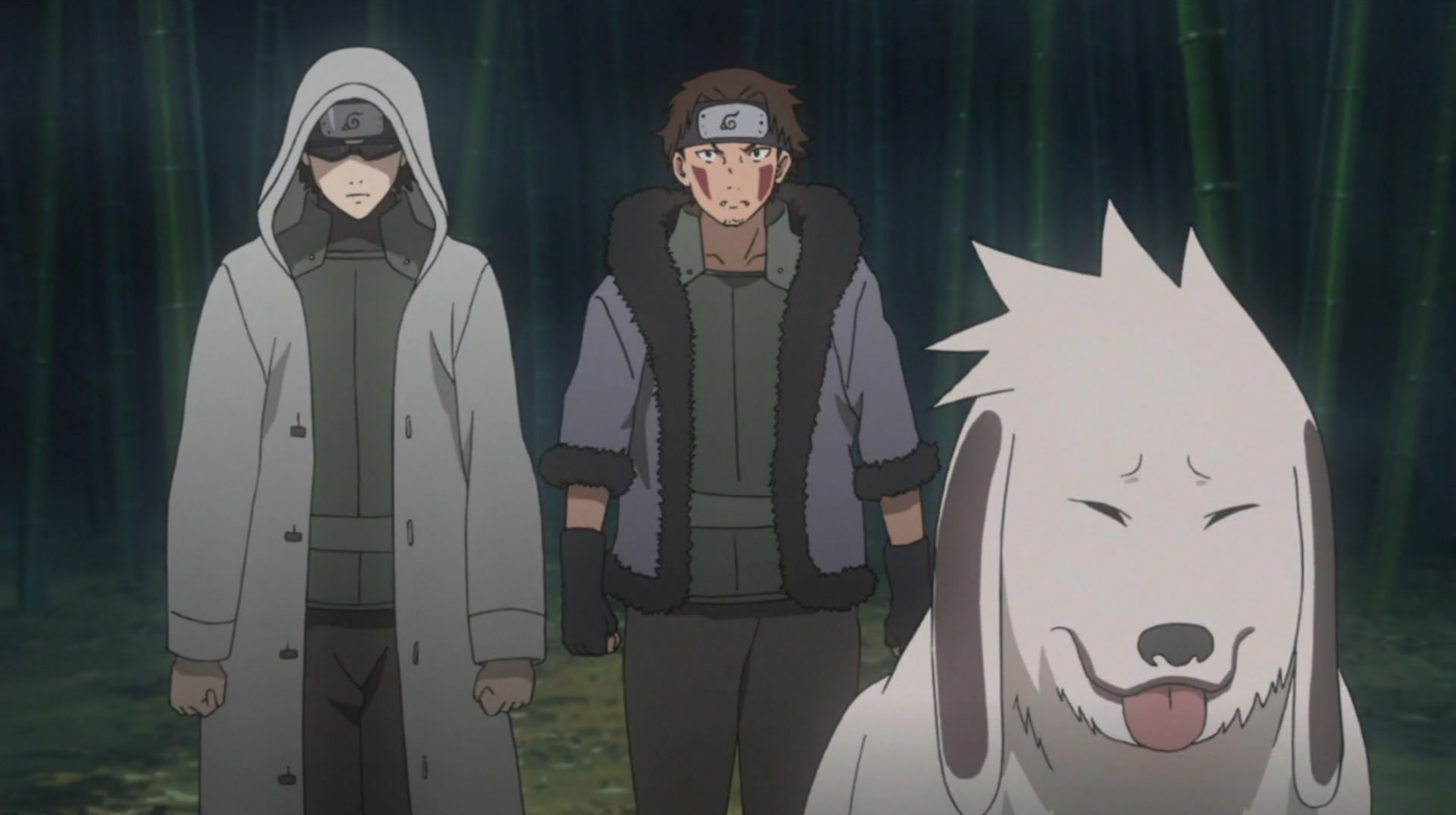 The Last Mission Narutopedia Fandom - shino kiba hinata and akamaru roblox