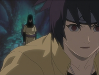 Anko encounters Orochimaru