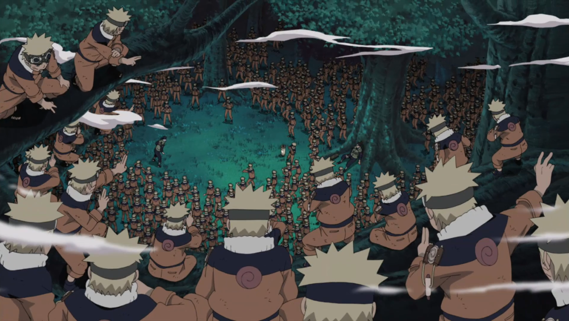 Multiple Shadow Clone Technique Narutopedia Fandom