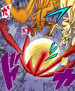 Rasengan de Padre e Hijo Versión de Minato y Naruto Manga 2