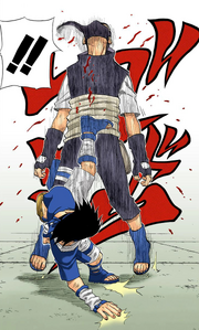 Sasuke acerta Yorui (Mangá Colorido)